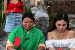 吃瓜比赛搞笑视频合集